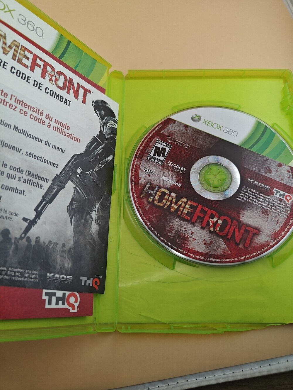 Homefront Xbox 360 Video Game Complete With Manual Tested - Picture 3 of 4
